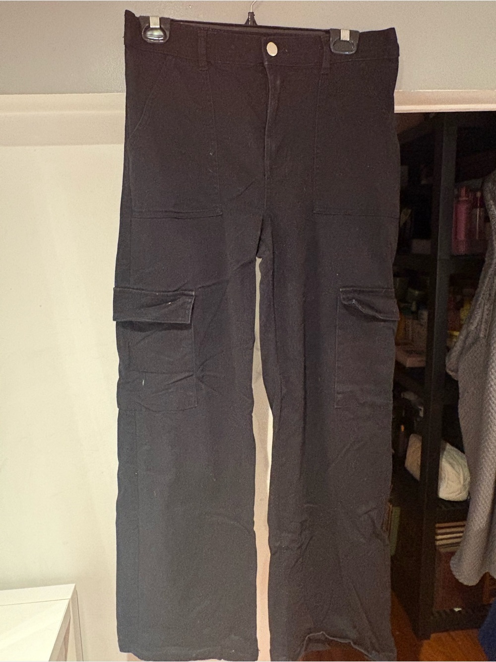 Women's Black Cargo Pants - Classic Utility Style